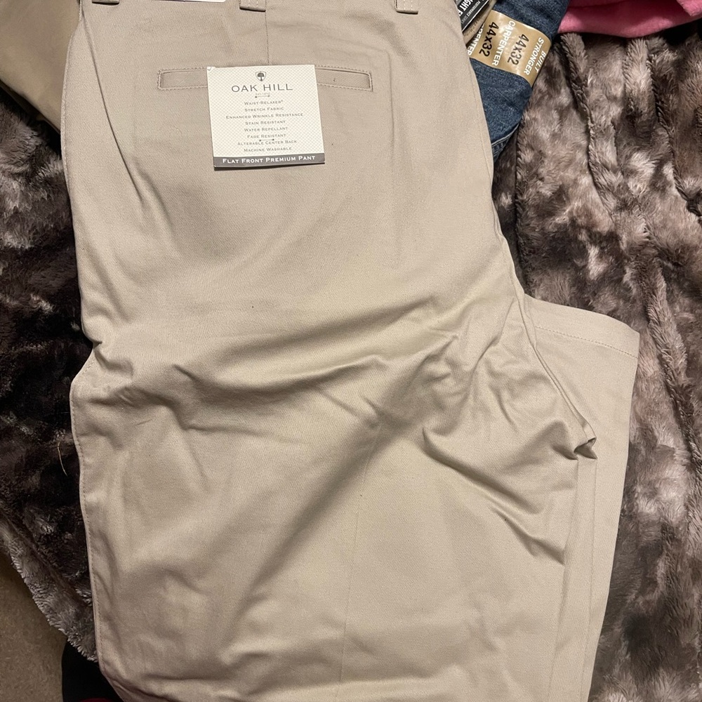Oak Hill flat front khakis